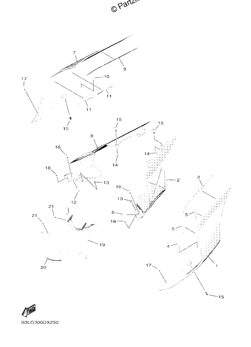 Diagrama de SIDE COVER