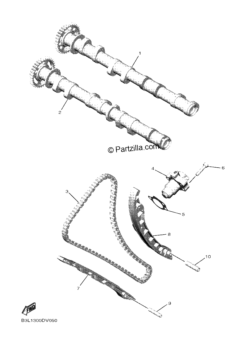 Diagrama de CAMSHAFT CHAIN