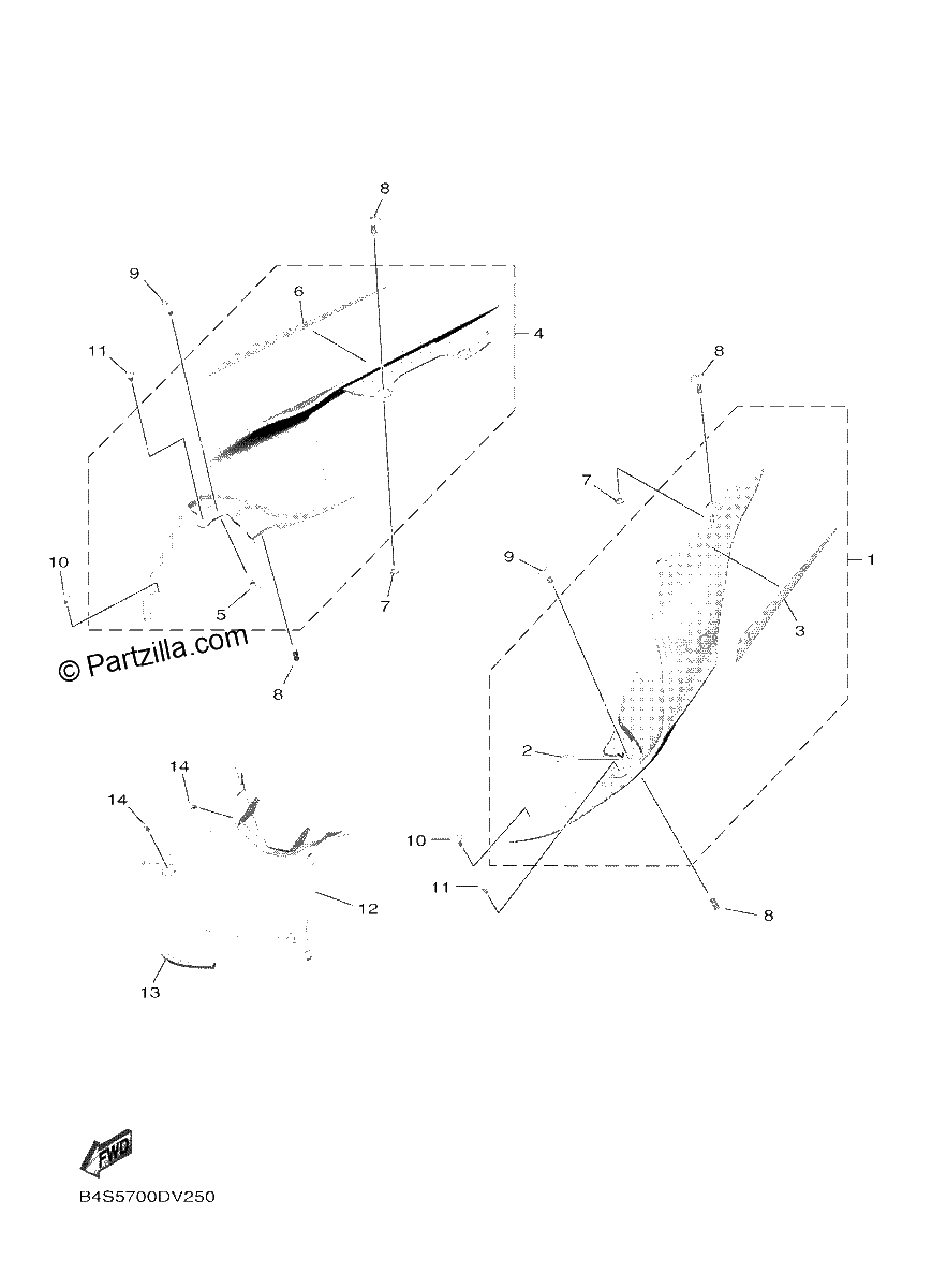 Diagrama de SIDE COVER