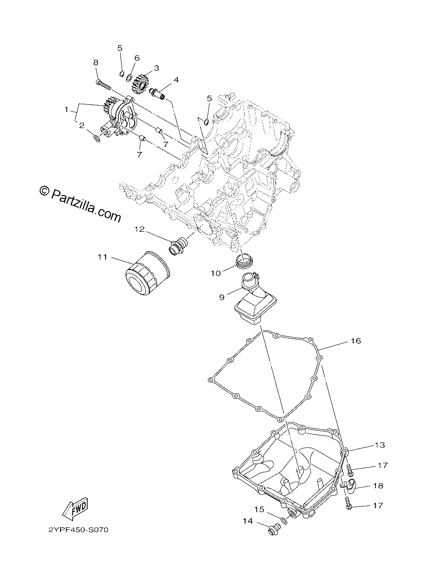 Diagrama de OIL PUMP