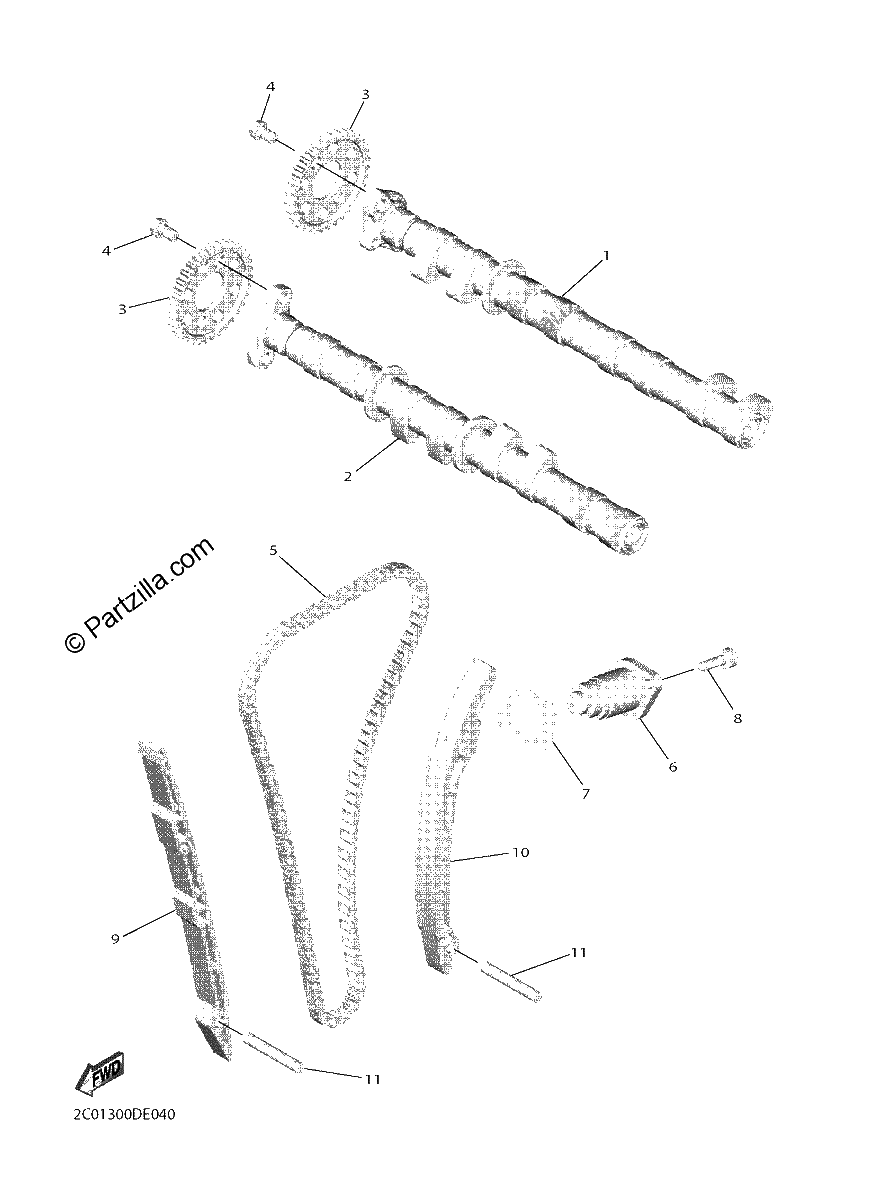Diagrama de CAMSHAFT CHAIN