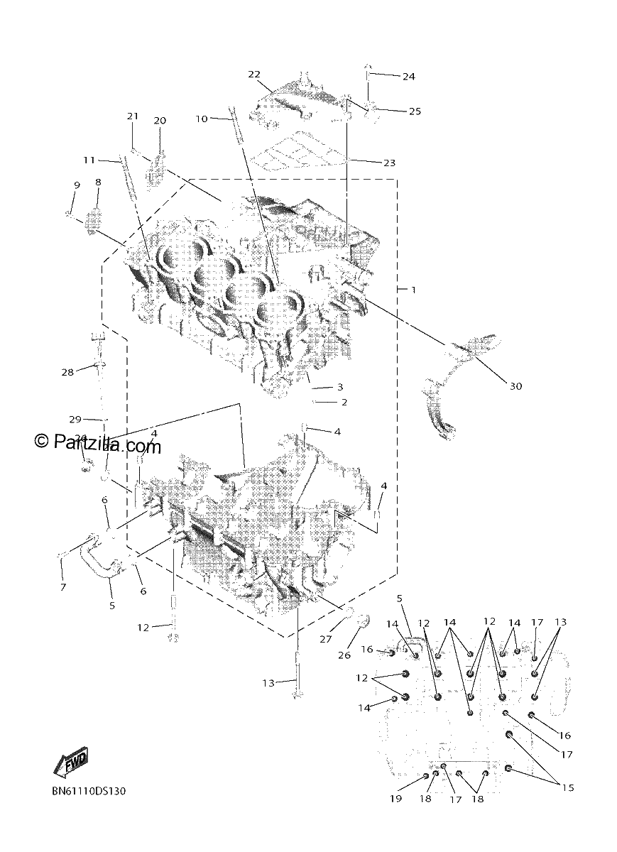Diagrama de CRANKCASE