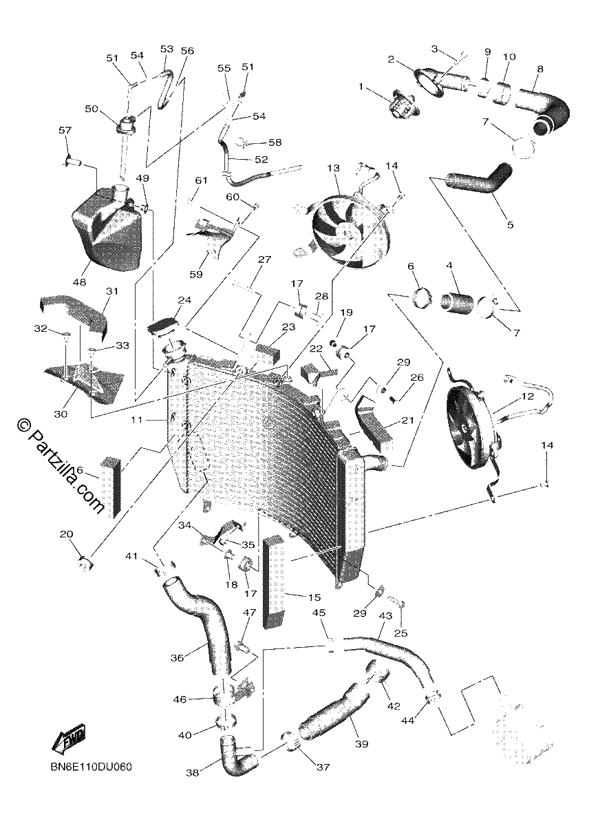 Diagrama de RADIATOR HOSE