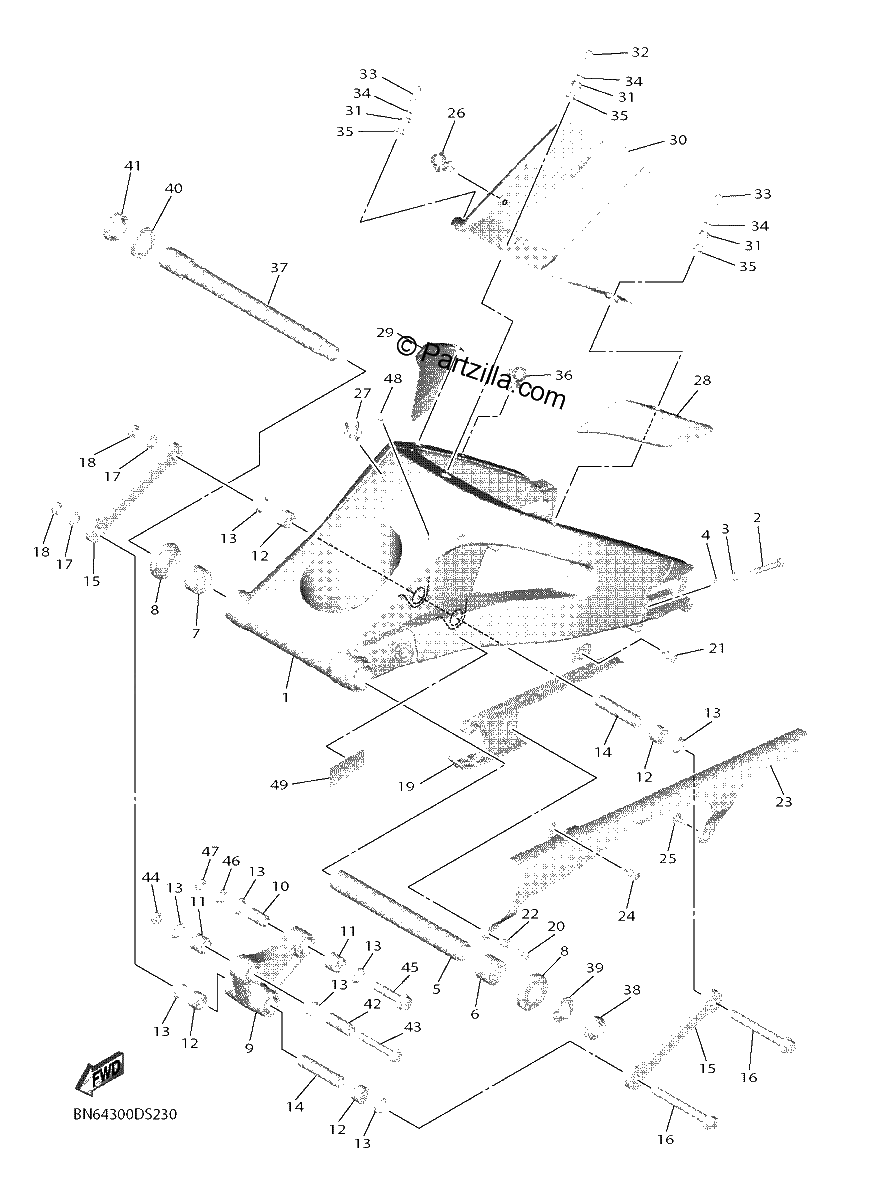 Diagrama de REAR ARM