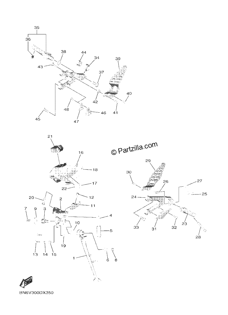 Diagrama de STAND FOOTREST