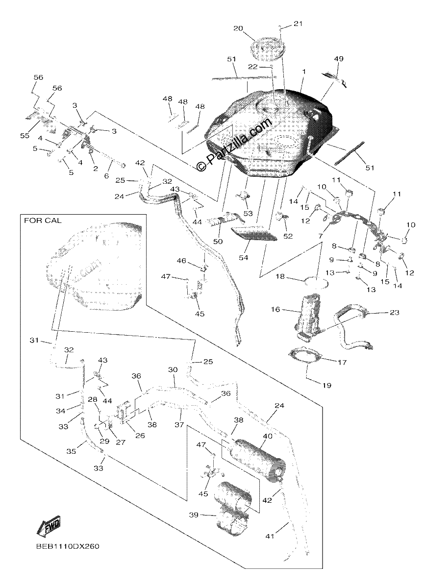 Diagrama de FUEL TANK