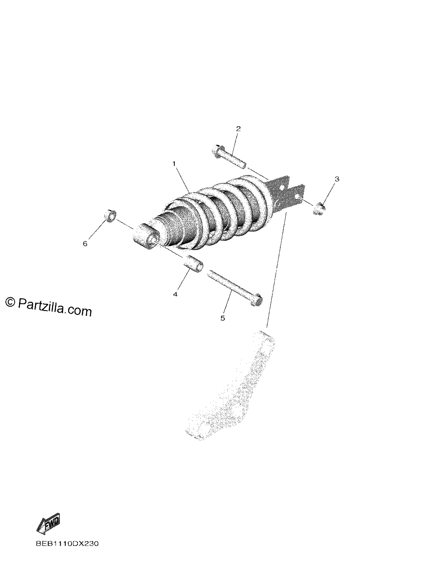 Diagrama de REAR SUSPENSION