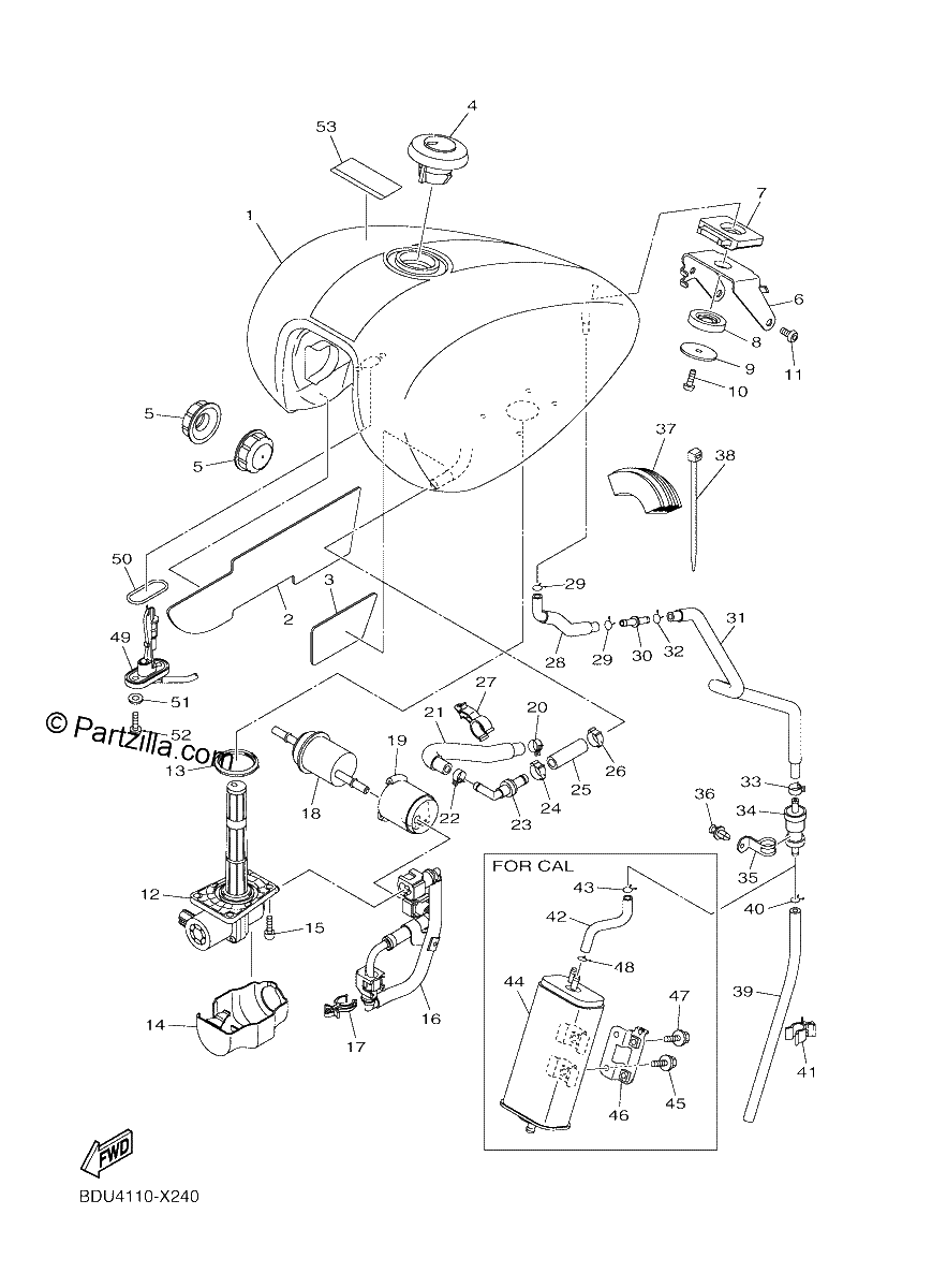 Diagrama de FUEL TANK