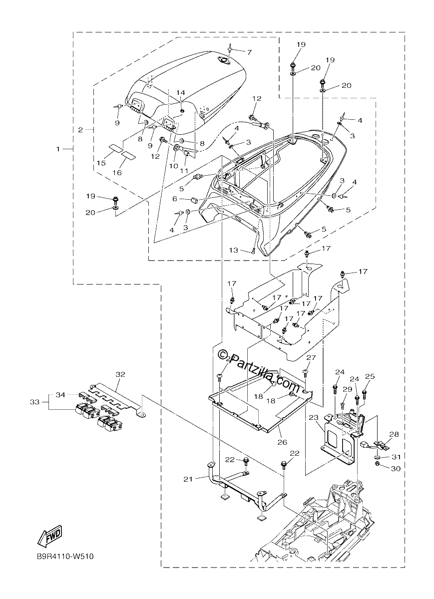 Diagrama de ALTERNATE 2 FOR CHASSIS
