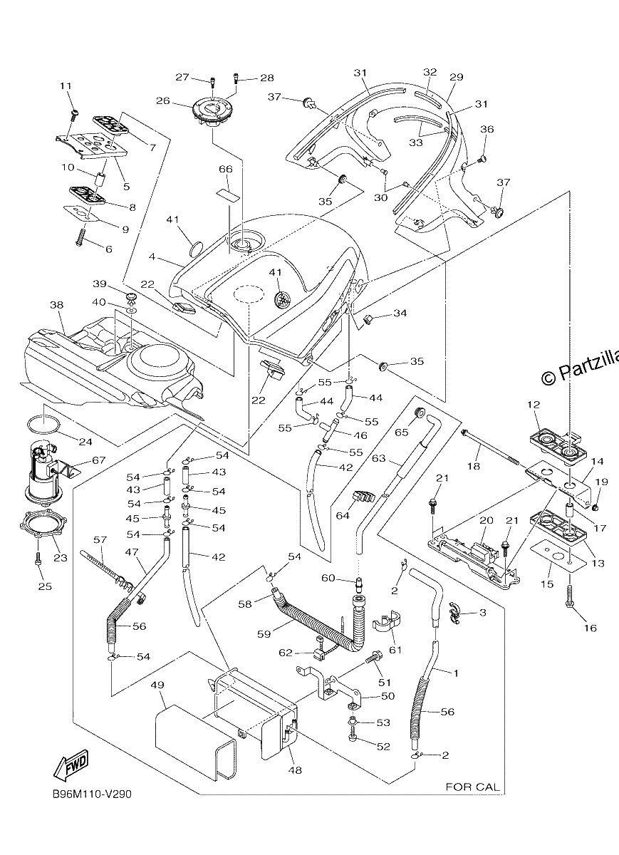 Diagrama de FUEL TANK