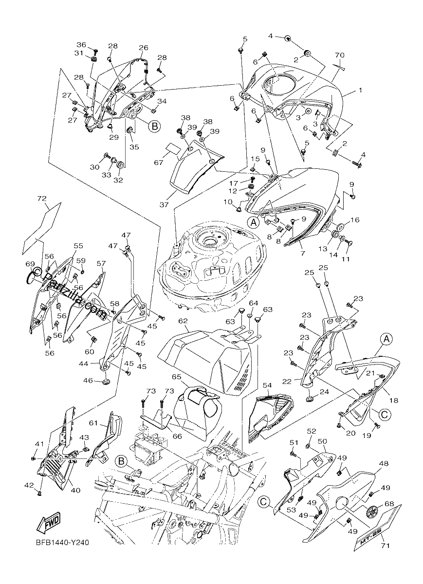 Diagrama de FUEL TANK 2