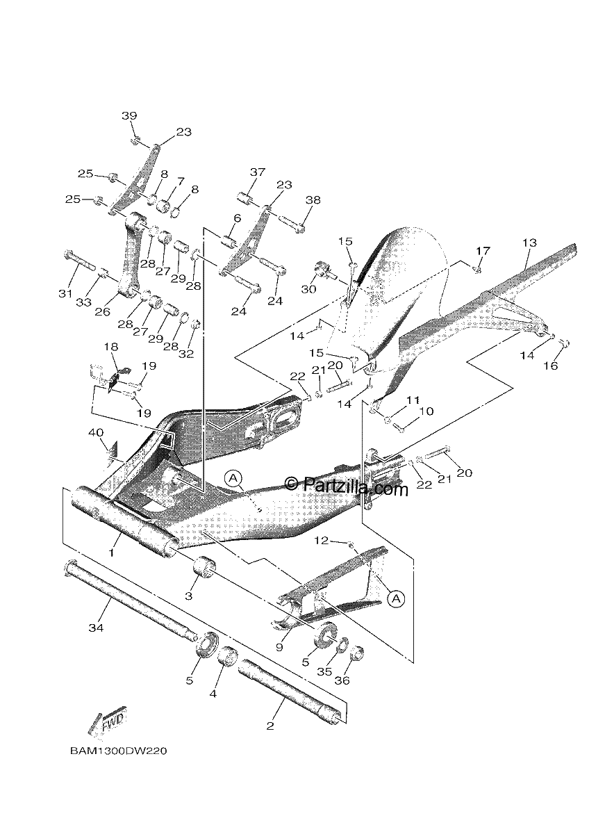 Diagrama de REAR ARM