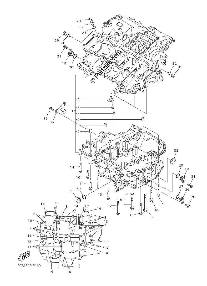 Diagrama de CRANKCASE