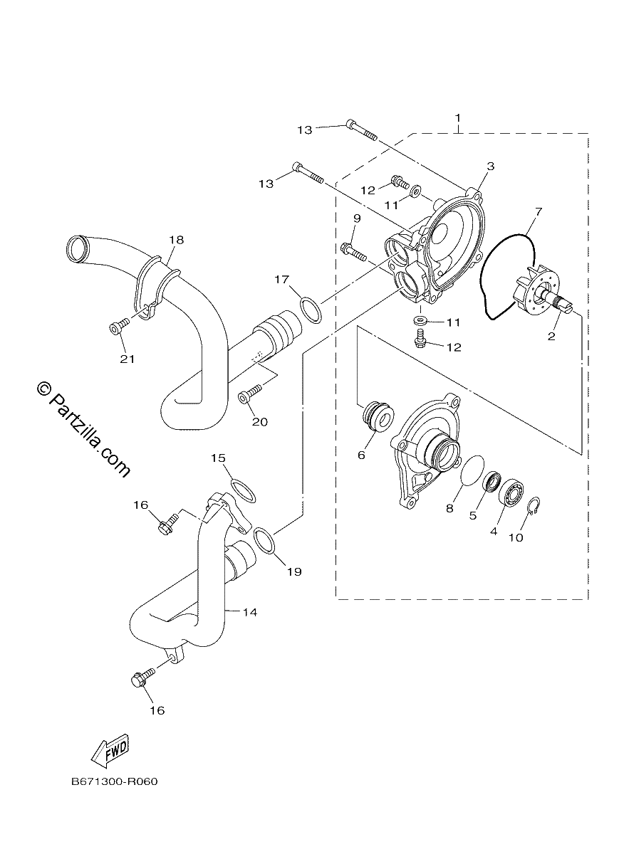 Diagrama de WATER PUMP