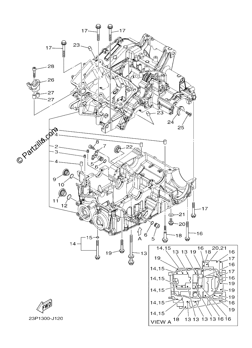Diagrama de CRANKCASE