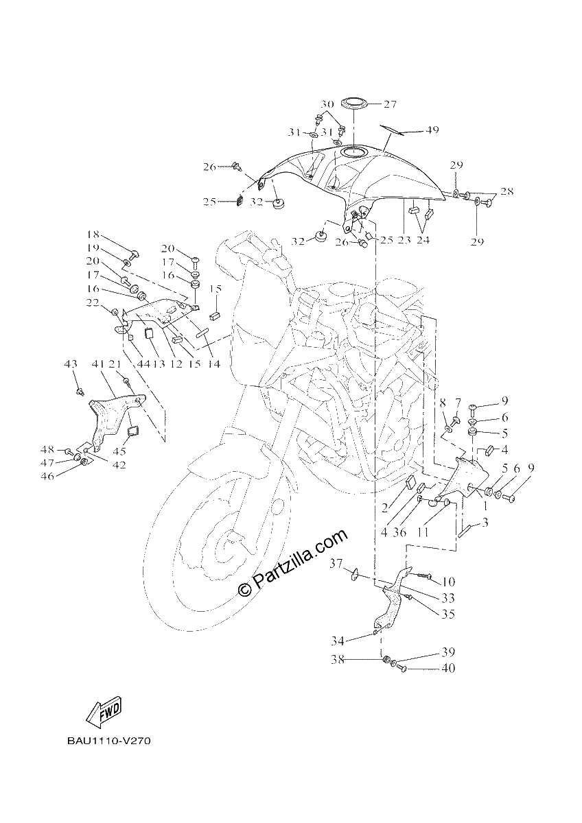 Diagrama de FUEL TANK 2