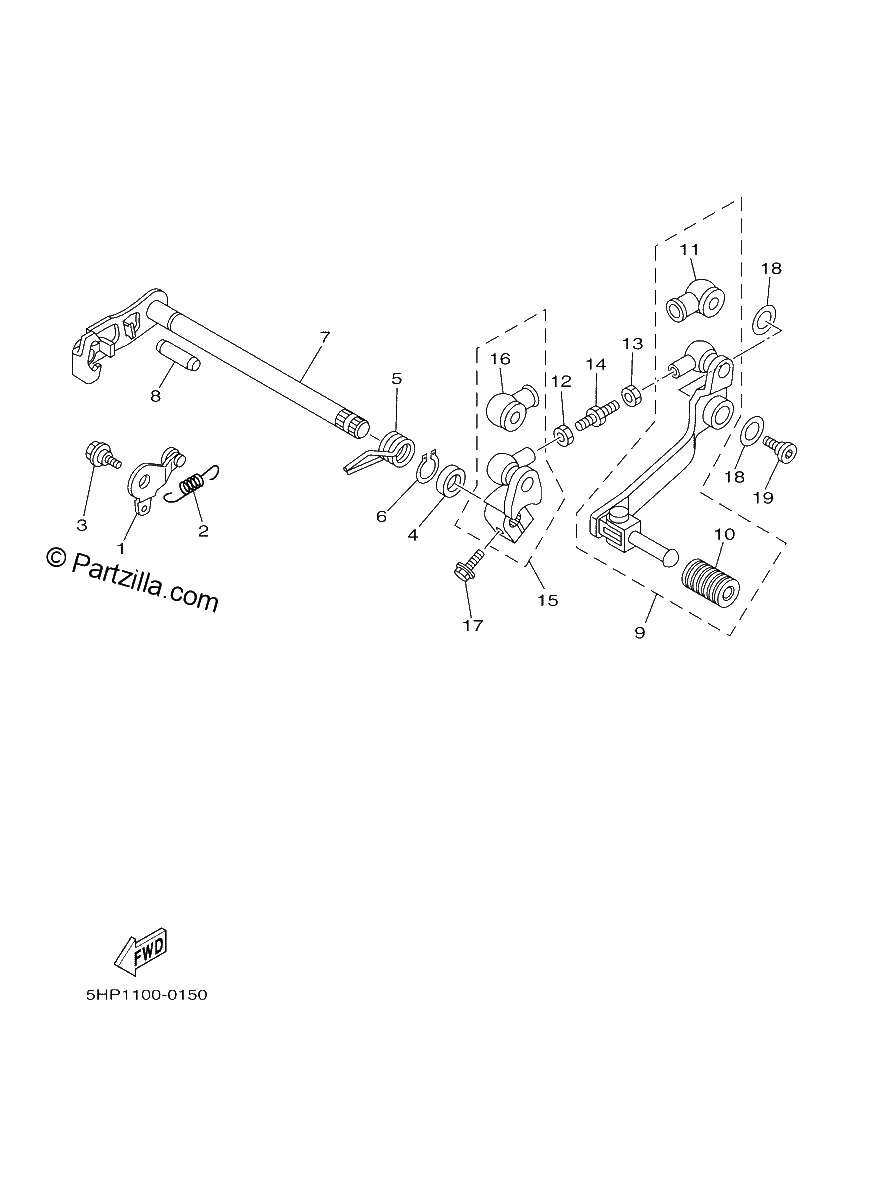 Diagrama de SHIFT SHAFT