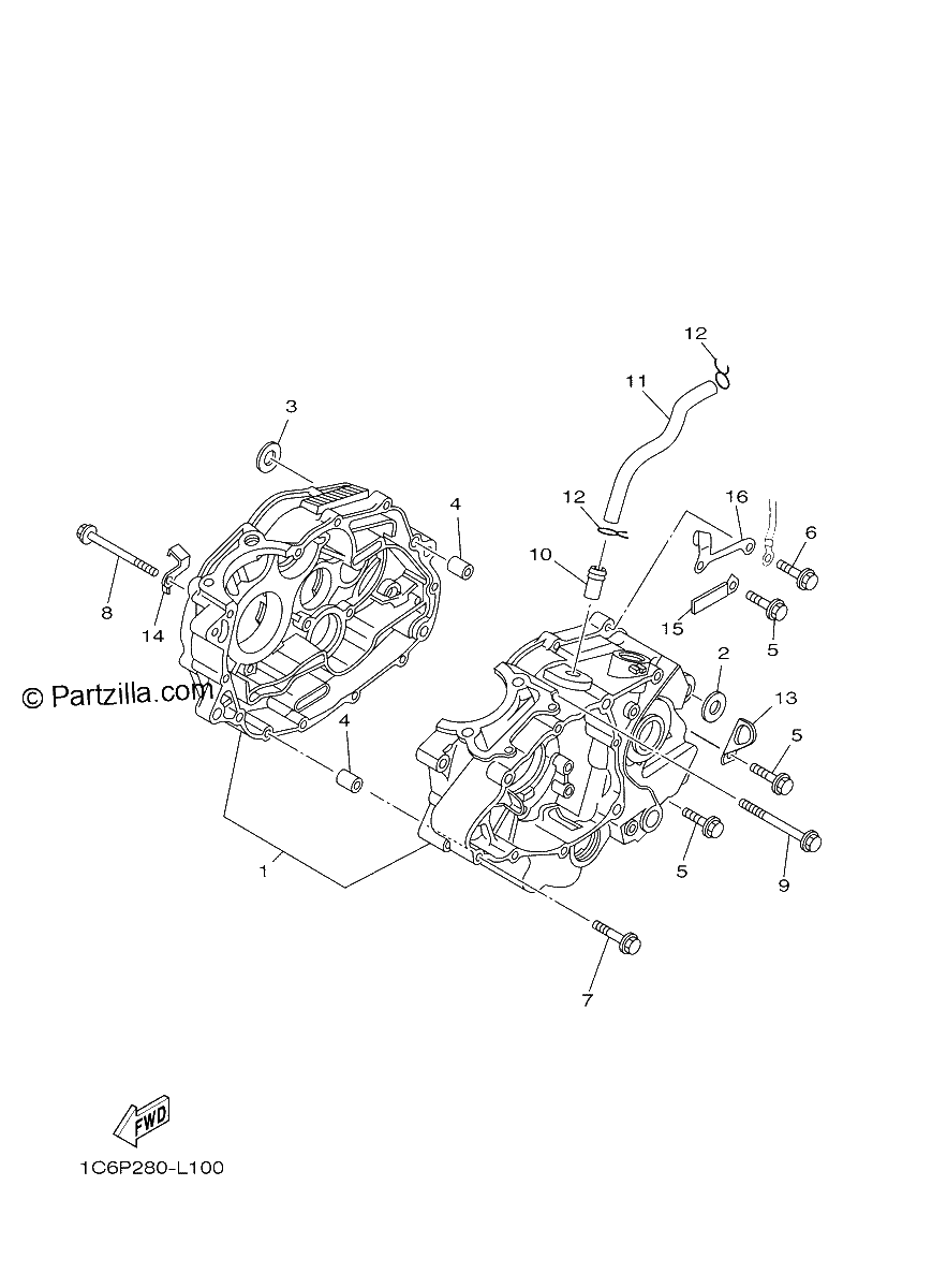 Diagrama de CRANKCASE