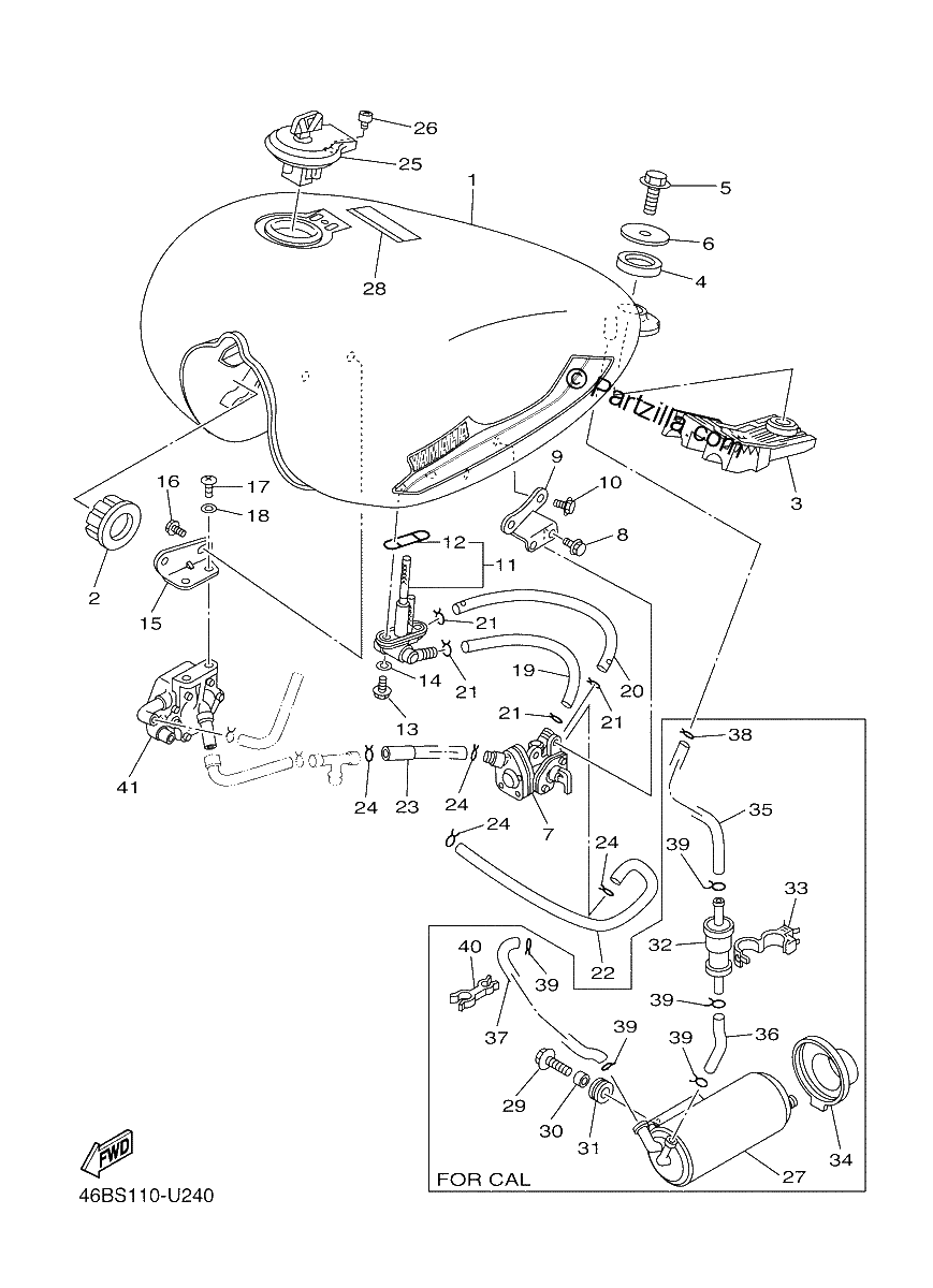Diagrama de FUEL TANK