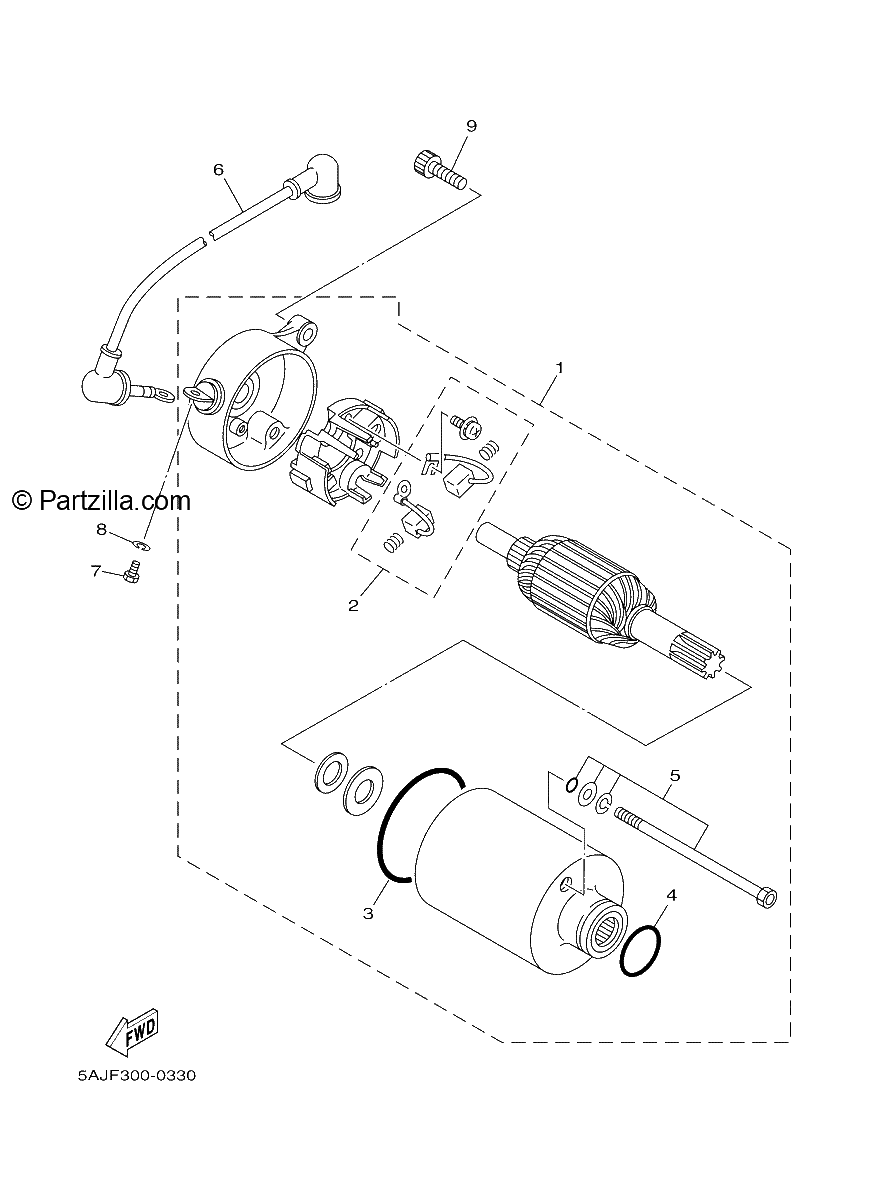 Diagrama de STARTING MOTOR