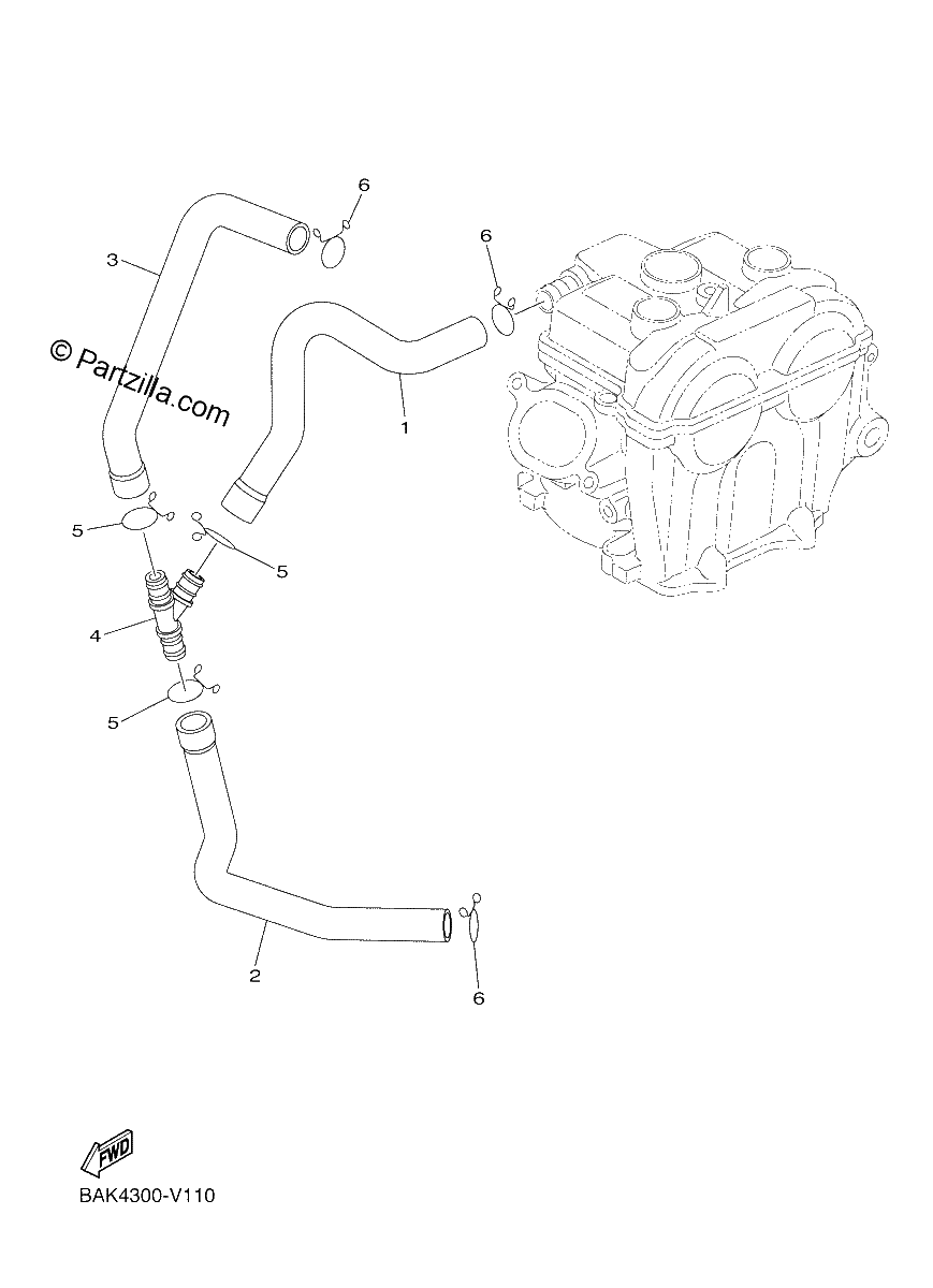 Diagrama de AIR INDUCTION SYSTEM