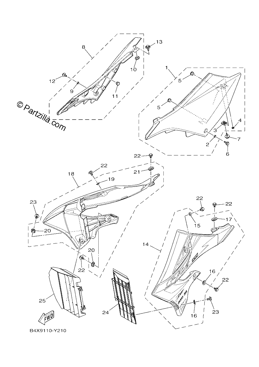 Diagrama de SIDE COVER