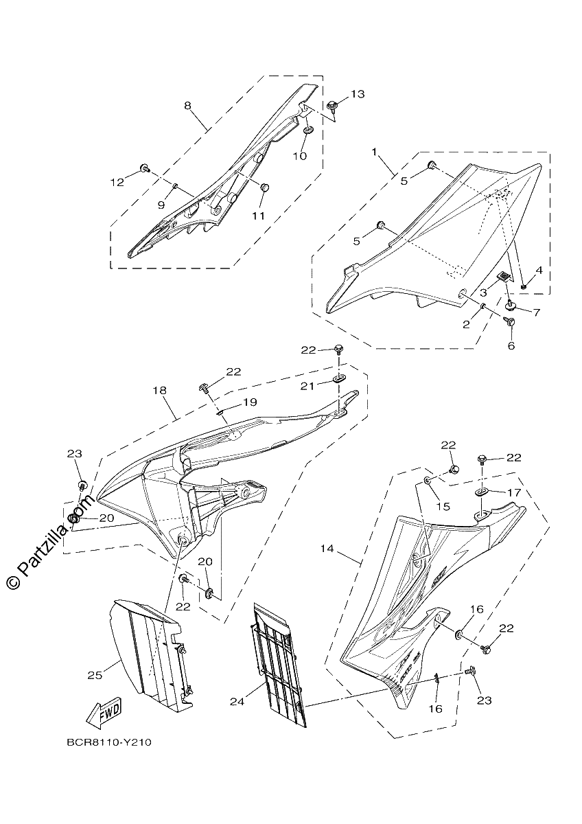 Diagrama de SIDE COVER
