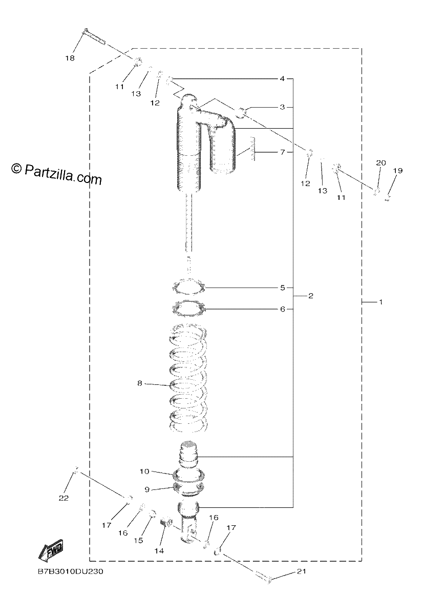 Diagrama de REAR SUSPENSION