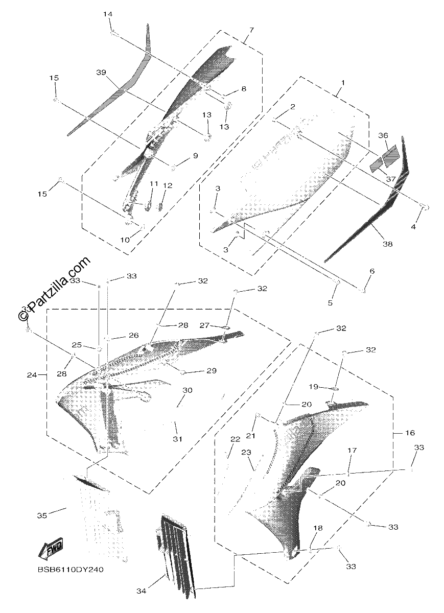 Diagrama de SIDE COVER