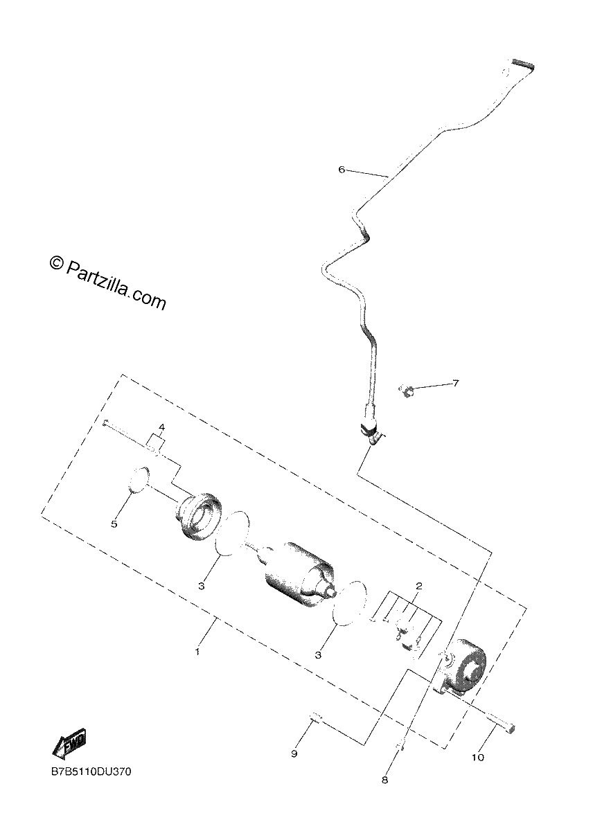 Diagrama de STARTING MOTOR
