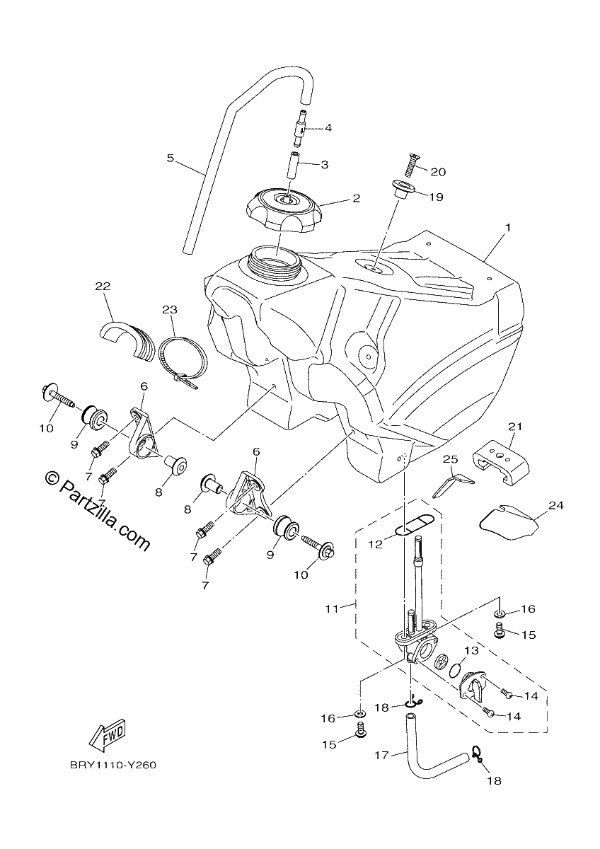 Diagrama de FUEL TANK