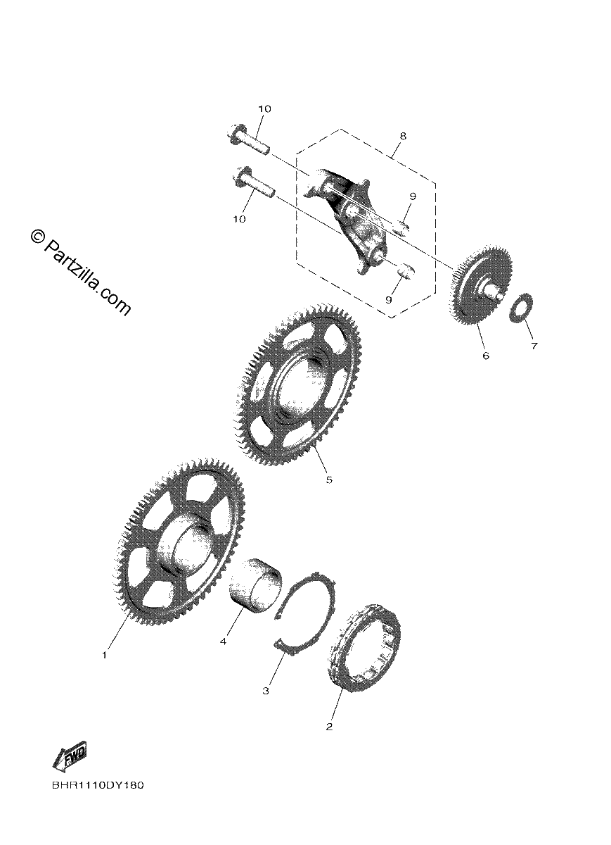 Diagrama de STARTER CLUTCH