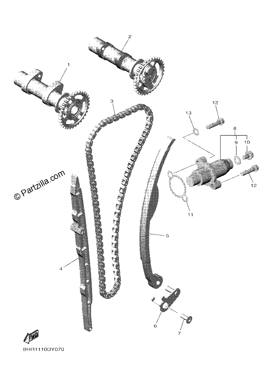 Diagrama de CAMSHAFT CHAIN