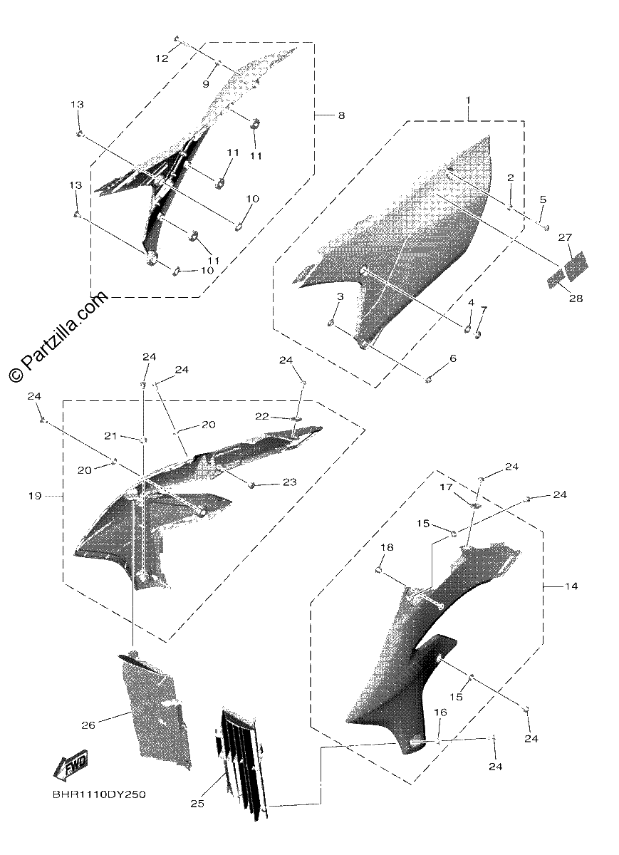 Diagrama de SIDE COVER