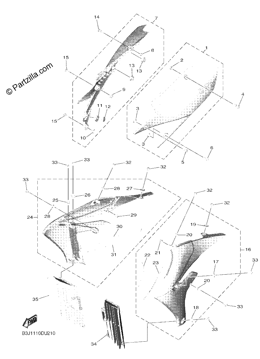 Diagrama de SIDE COVER