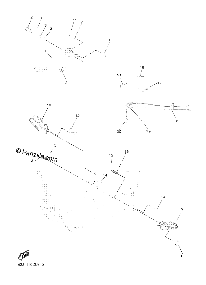 Diagrama de STAND FOOTREST
