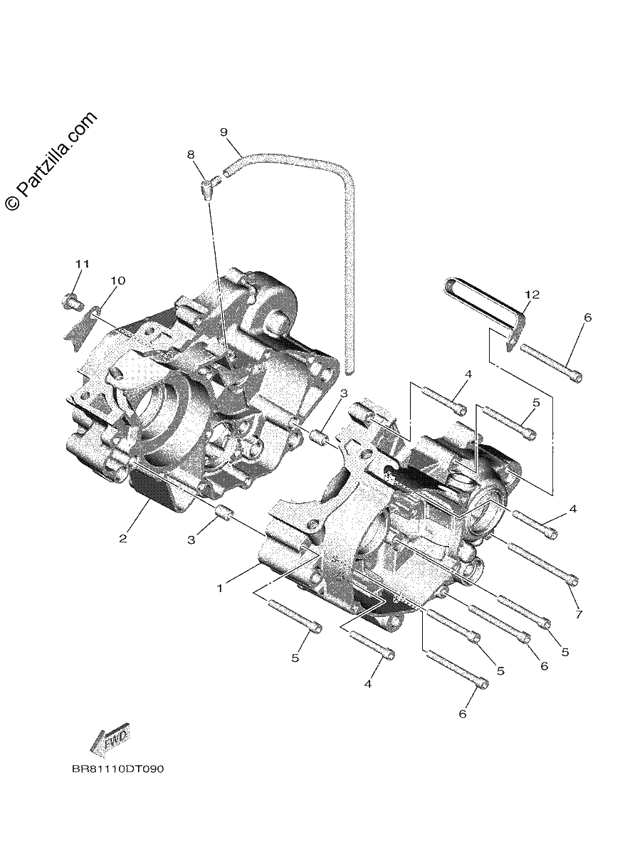 Diagrama de CRANKCASE