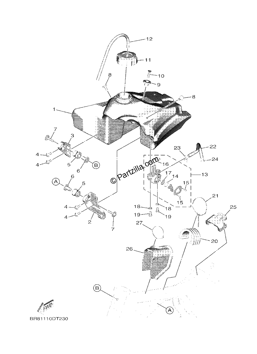 Diagrama de FUEL TANK