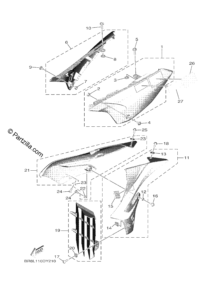 Diagrama de SIDE COVER
