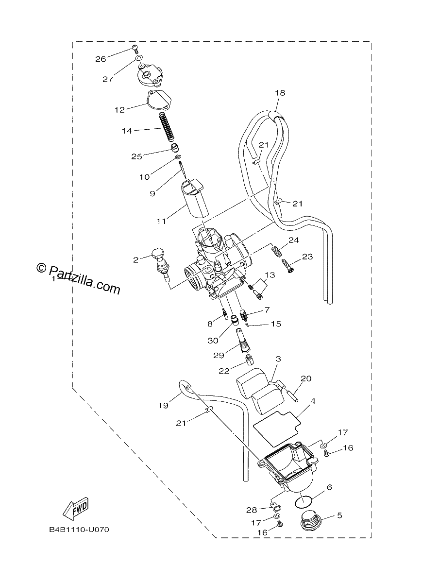 Diagrama de CARBURETOR
