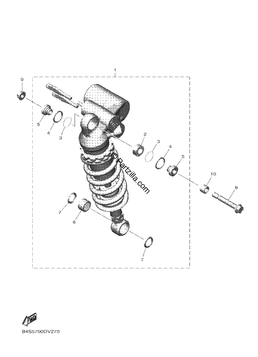 Diagrama de REAR SUSPENSION