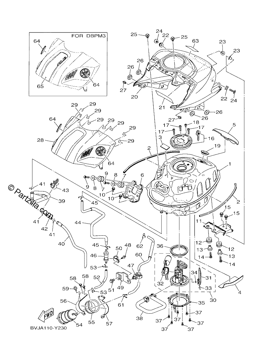 Diagrama de FUEL TANK
