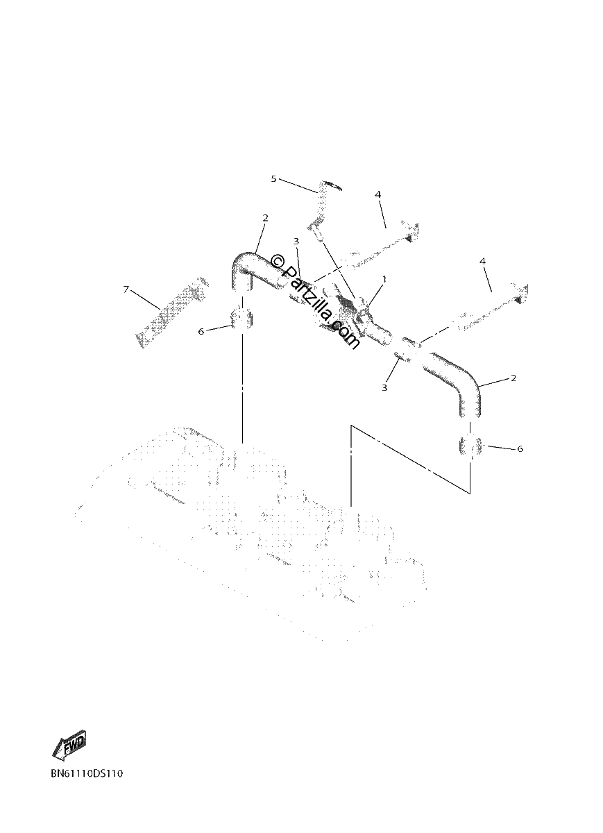 Diagrama de AIR INDUCTION SYSTEM