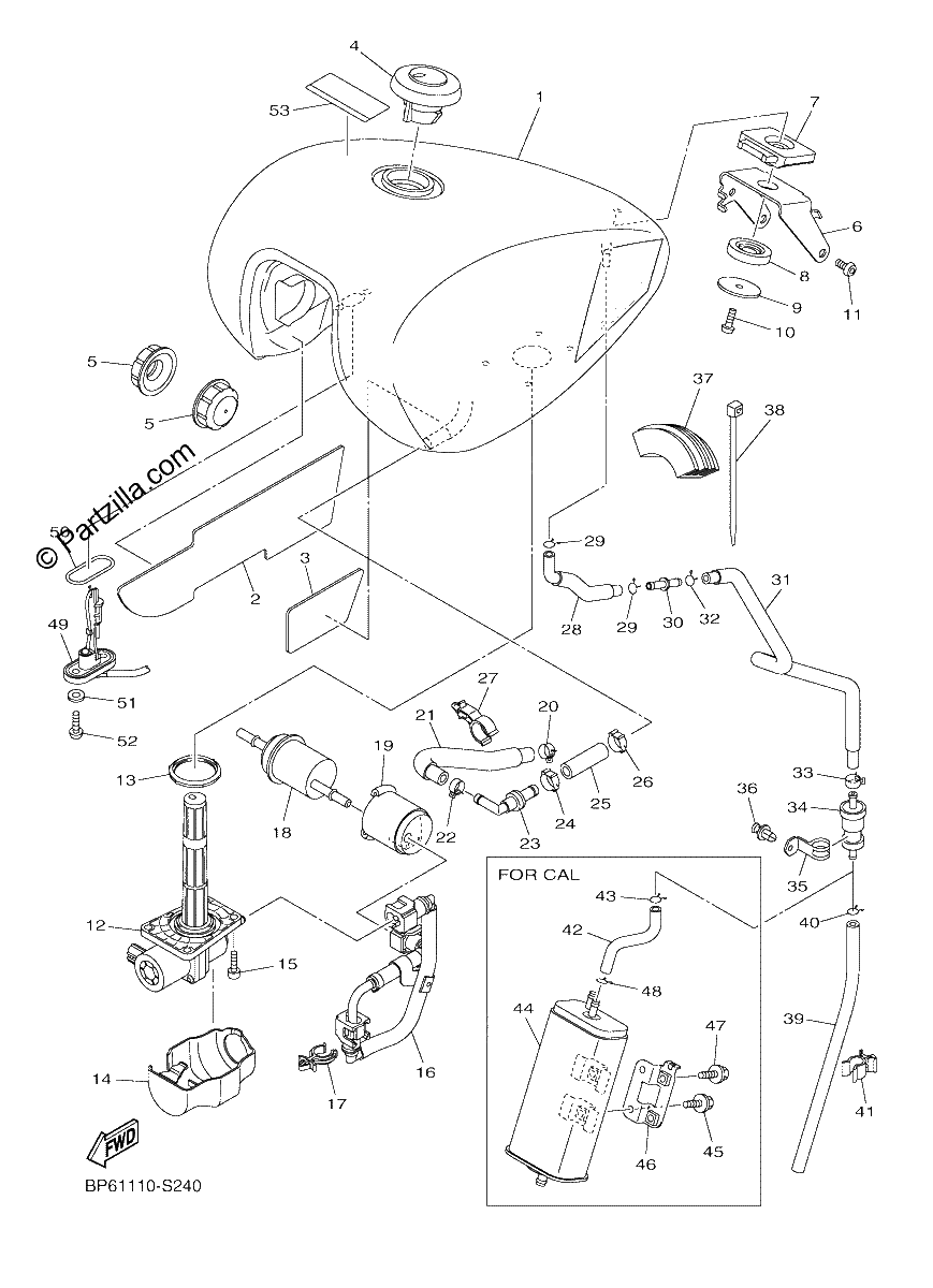 Diagrama de FUEL TANK
