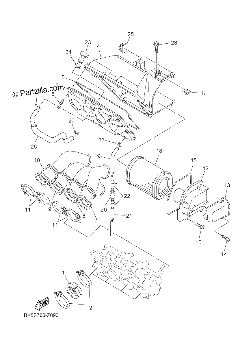Diagrama de INTAKE