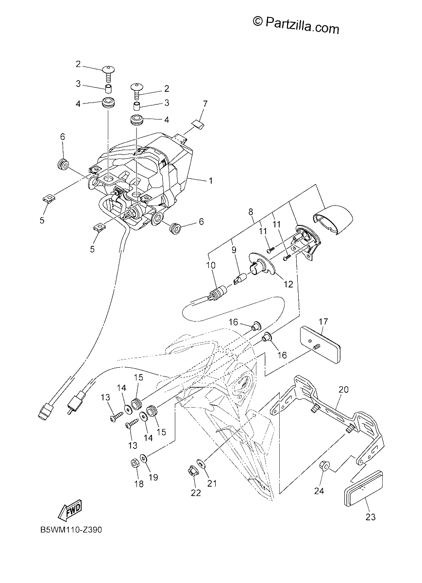 Diagrama de TAILLIGHT