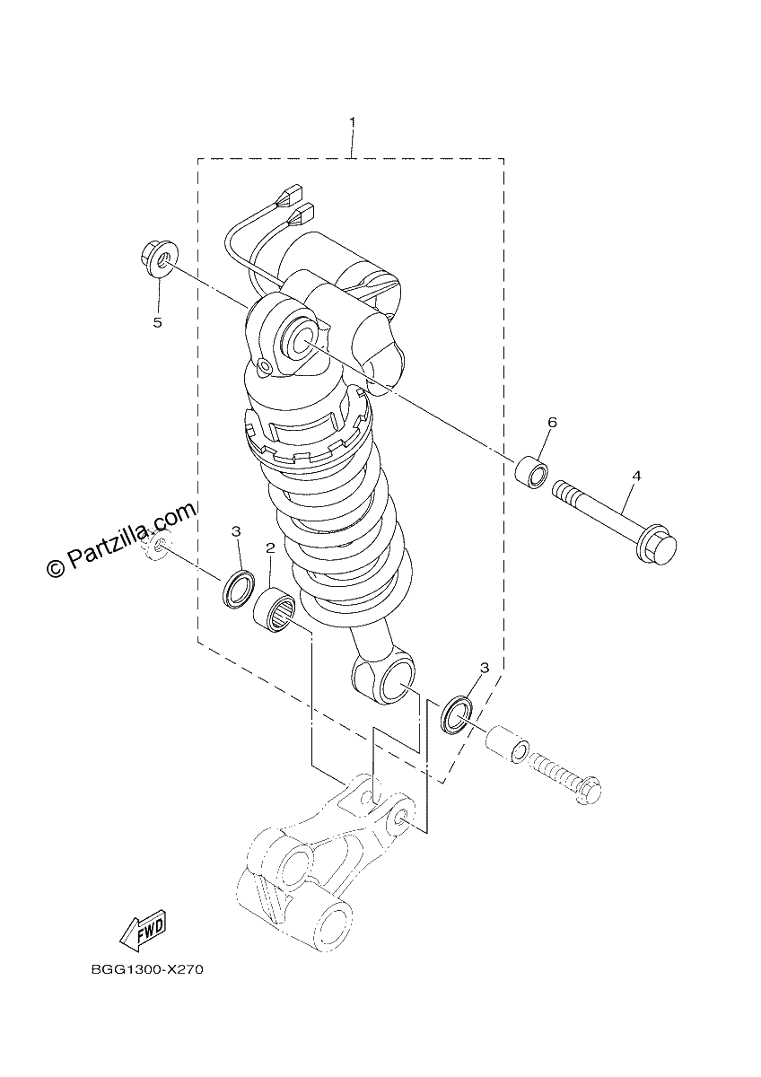 Diagrama de REAR SUSPENSION