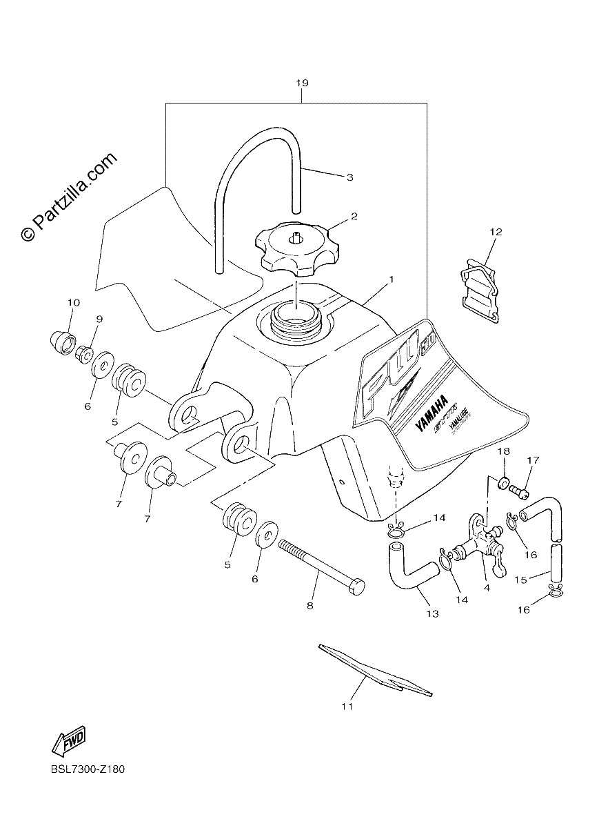 Diagrama de FUEL TANK