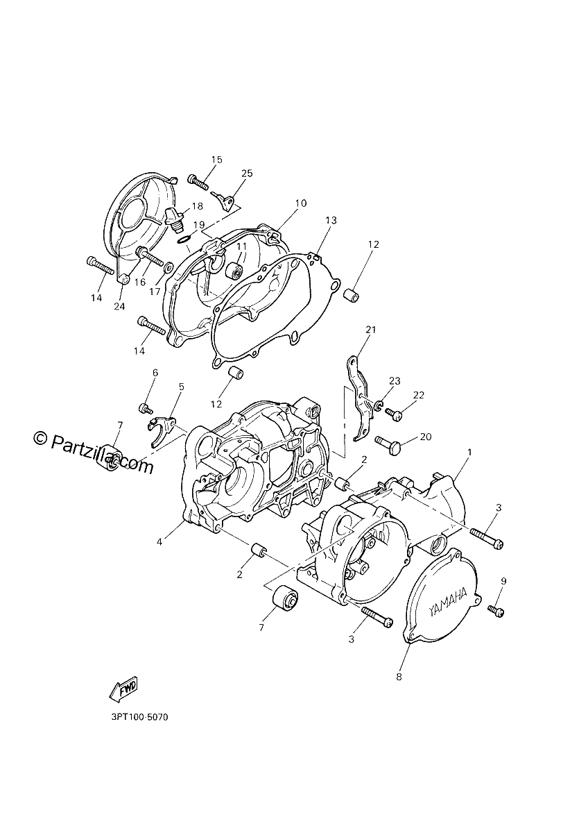 Diagrama de CRANKCASE