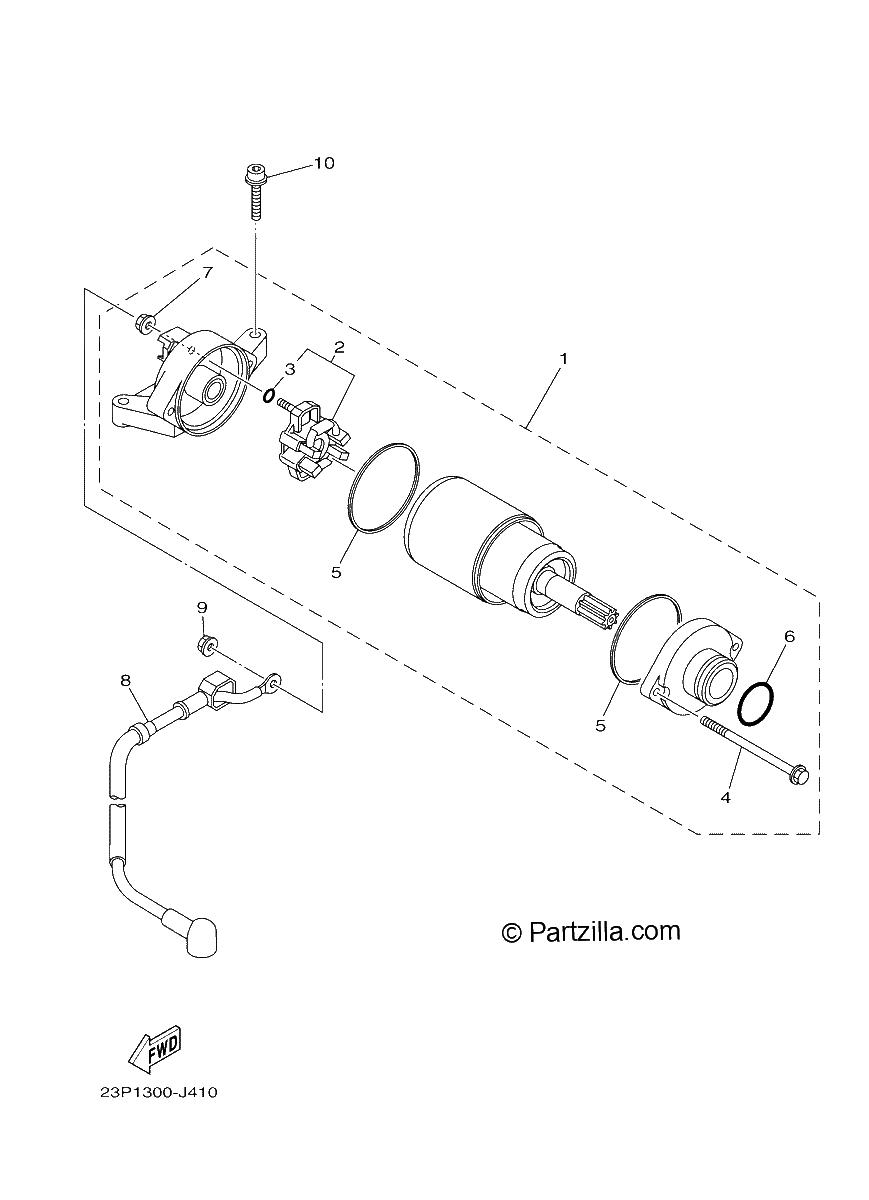 Diagrama de STARTING MOTOR